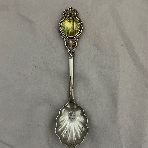 Set of 3 Cameo Silver Plated Souvenir Collector Spoons - Picture 3 of 12